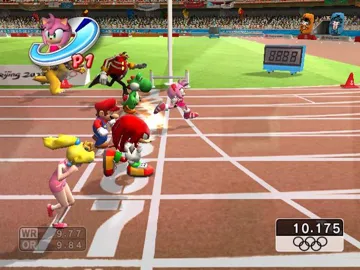 Mario & Sonic at the Olympic Games screen shot game playing